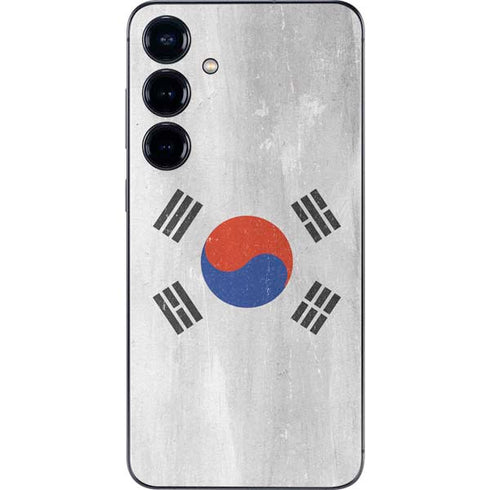 South Korean Flag Distressed Galaxy S25 Skin